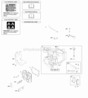 Part Location Diagram of 792388 Briggs and Stratton Manifold-intake
